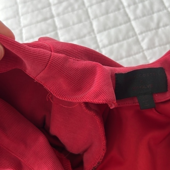 Michael Costello Beautrix Cut Out Long Sleeve Mini Dress in Red Size XS - Picture 8 of 11